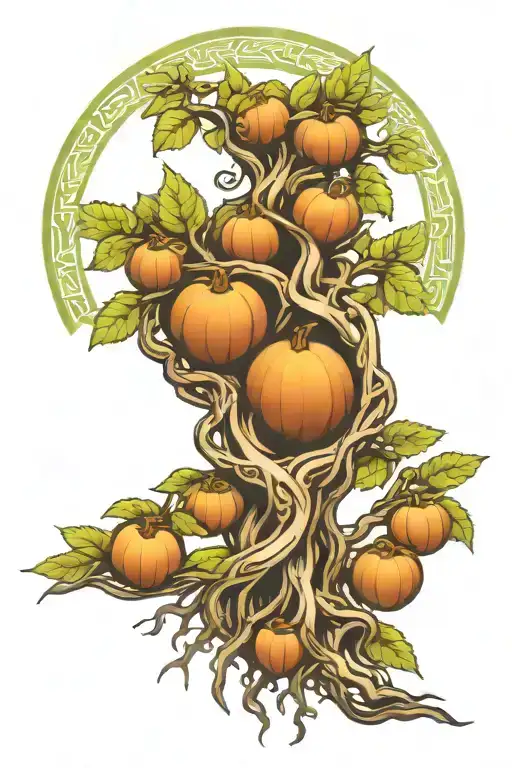 Celtic Hazelnut Tree Ocean Wave Made