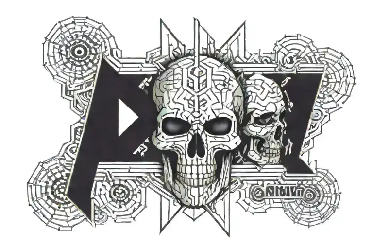 Smile Now Cry Later With The Word Sacrifice Written Across The 2 Faces