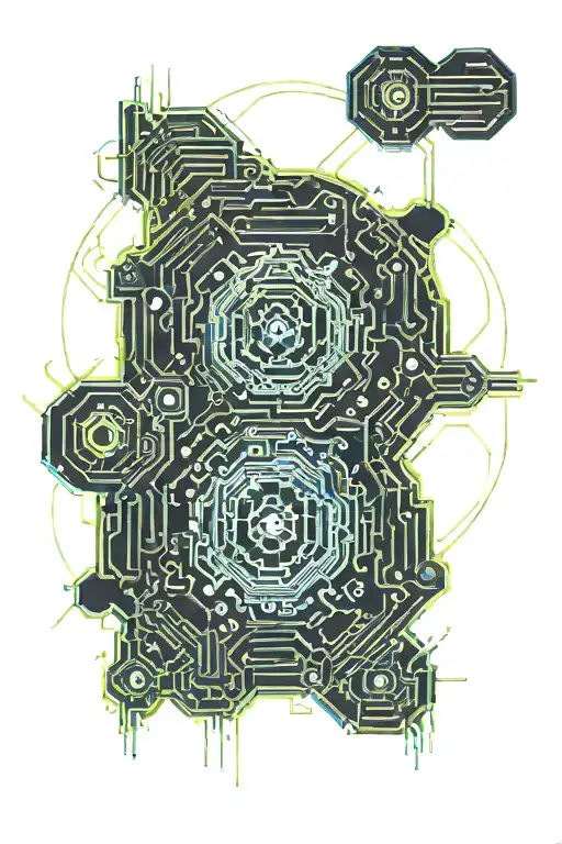 Circle Circuit Board Design
