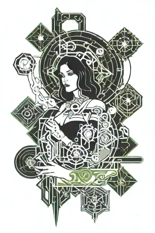 Elizabeth Jade In Beautiful Font Surrounded And Blanca Marie In Cursive Surrounded