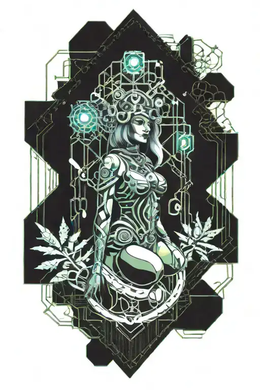 Tall Busty Girl In The Forest