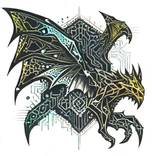 Skeleton Wings Like A Dragon Or Bat