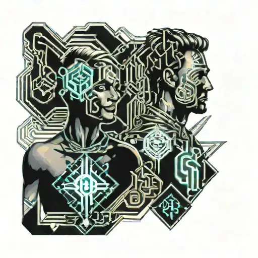 Two Friends With Dollars