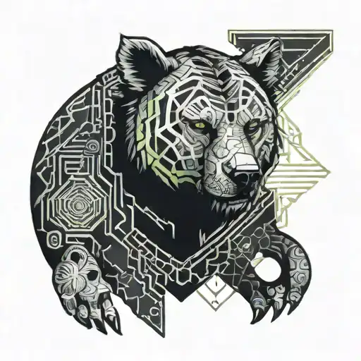 Druid With Bear Head