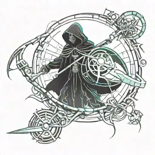Grim Reaper With Scythe