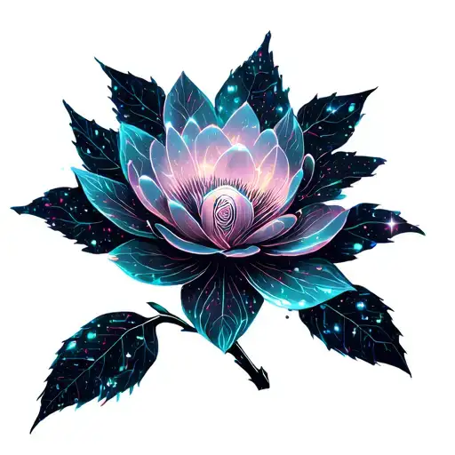 Magnolia Flower In Space