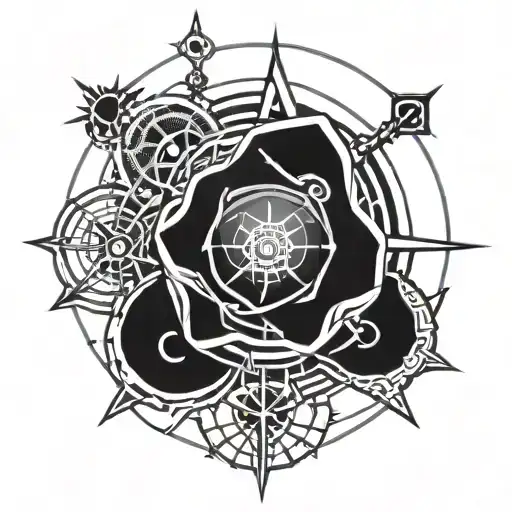 Compas Rose Nautical