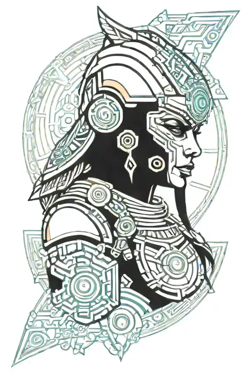 Mayan Female Warrior