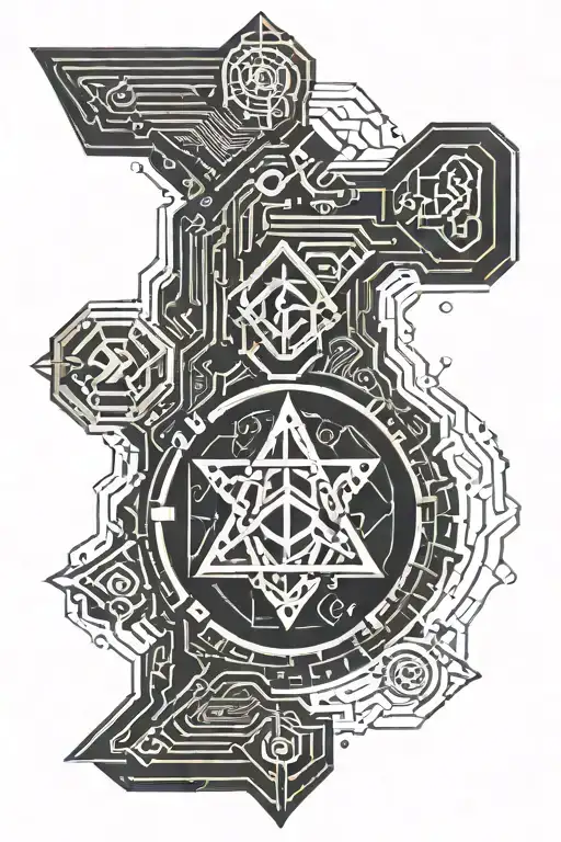 Runes Symbolizing Strength And Resilience