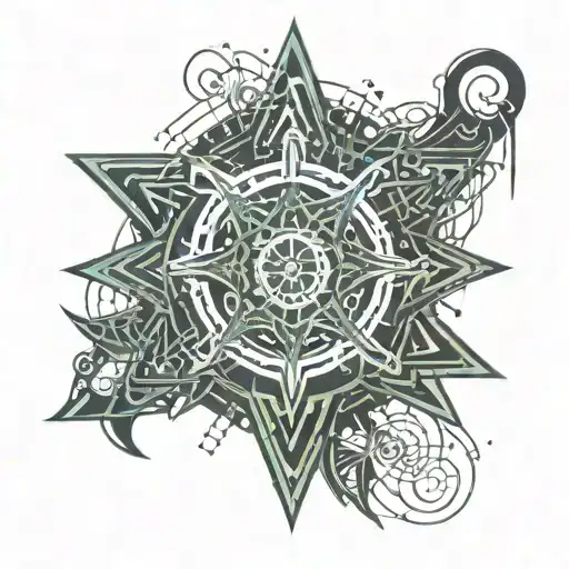 Swirl Star Surrounded