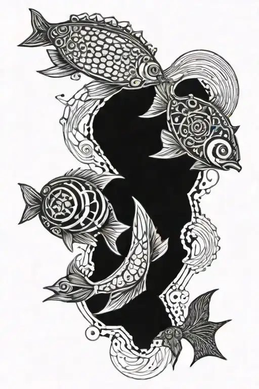 Pisces Fish Good Vs Evil
