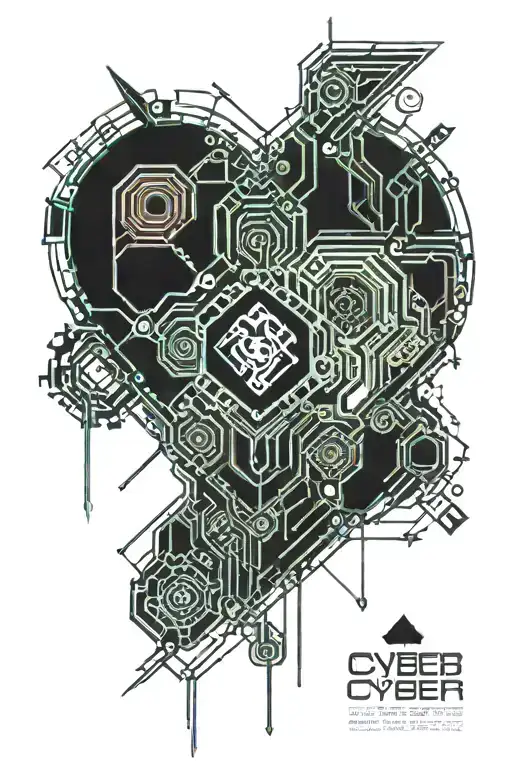 Cyber With One Little Heart Connected