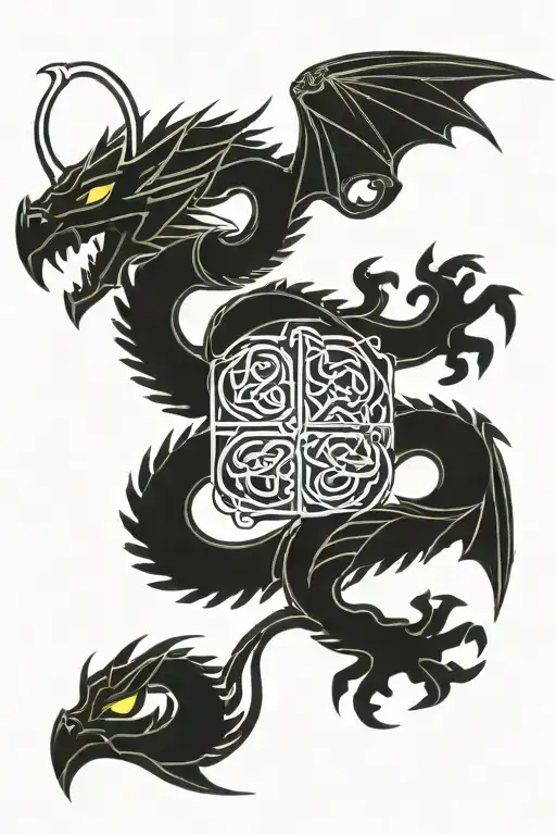 Celtic Dragon Wrapping