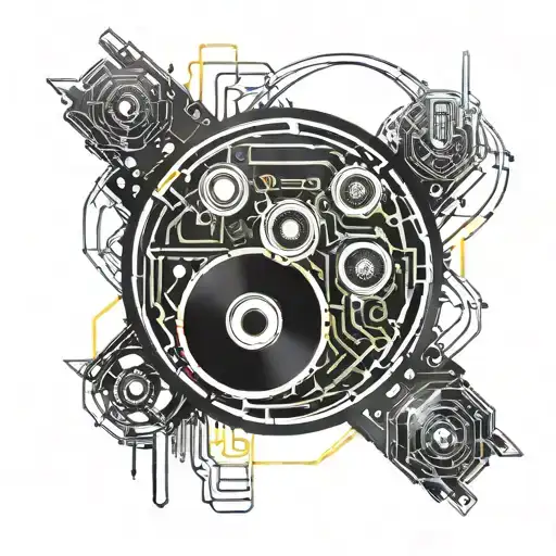 Dj Futuristic Music Note Speaker