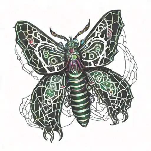 Deadhead Moth With A Ahnk