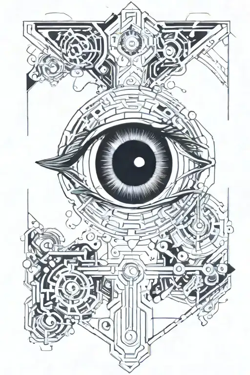 Women Guns Eyeball Nature Mysterious