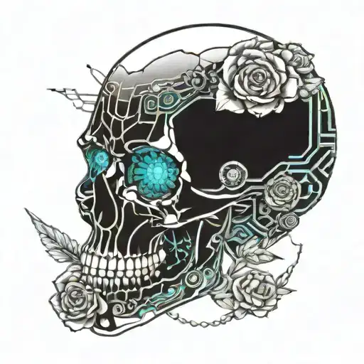 Skull And Roses