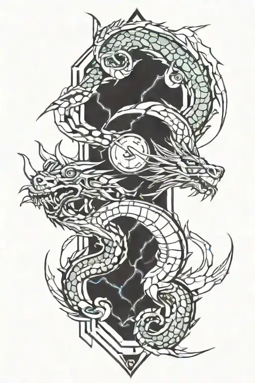 Dragon And Lightning