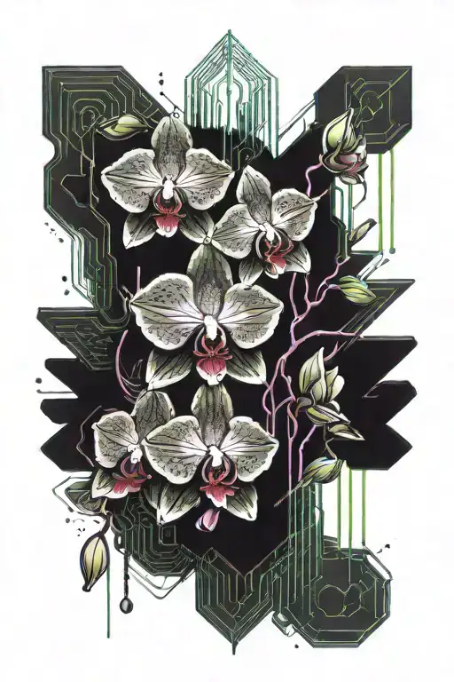 Orchid Blooming Rain