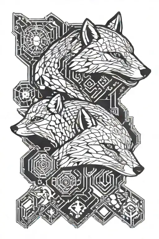 Fox And Honey Badger