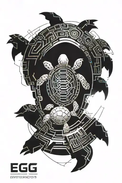 Egg With Turtle Inside