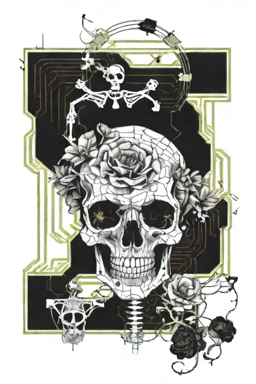 Dead Poppy With Lilith And Skeleton Dancing