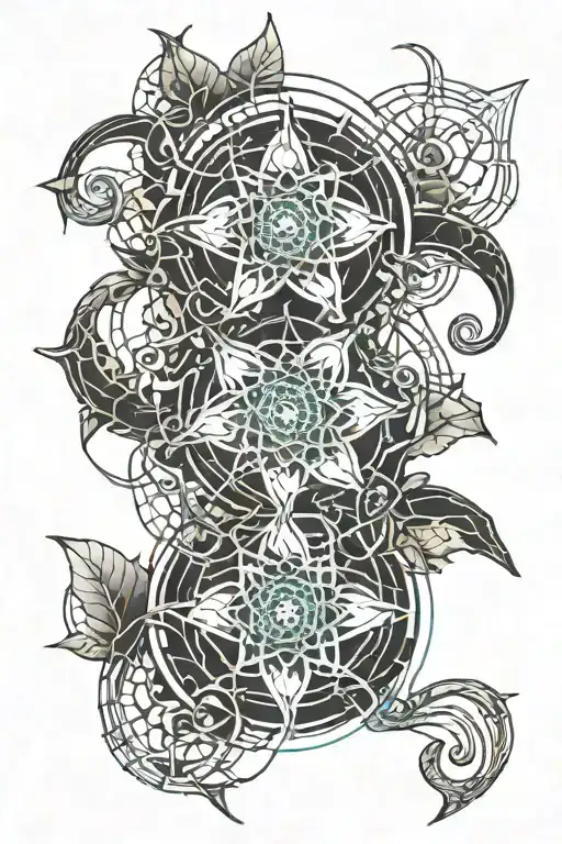 Long Thin Moonflower Vine