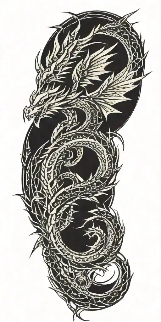 Dragon With Wings Spikey