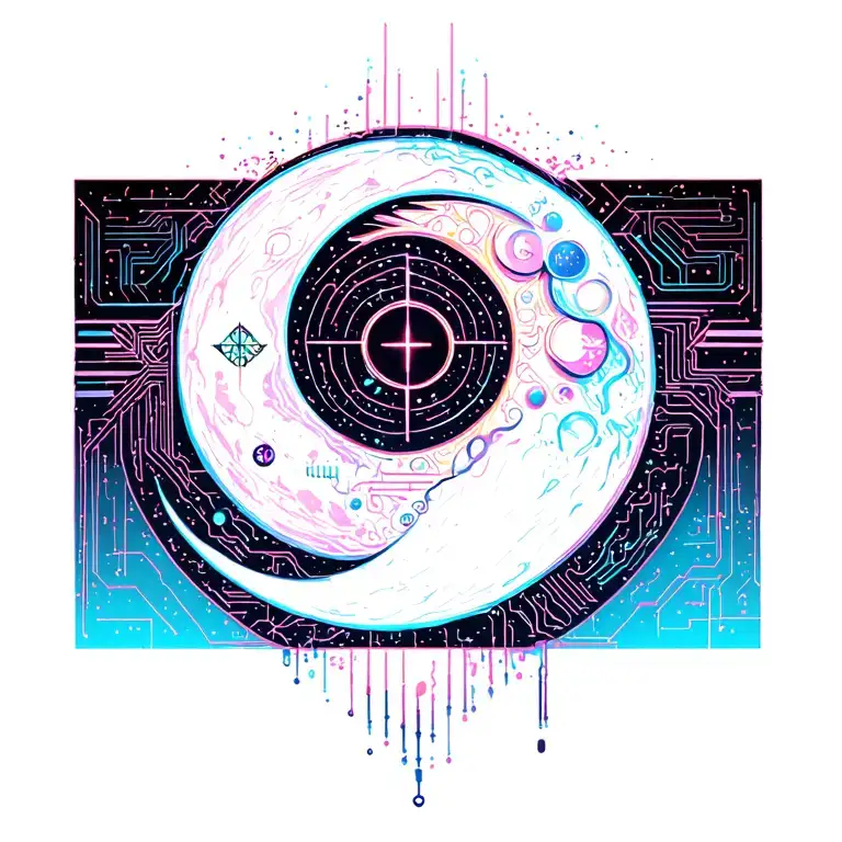 Crescent Moon Facing Up