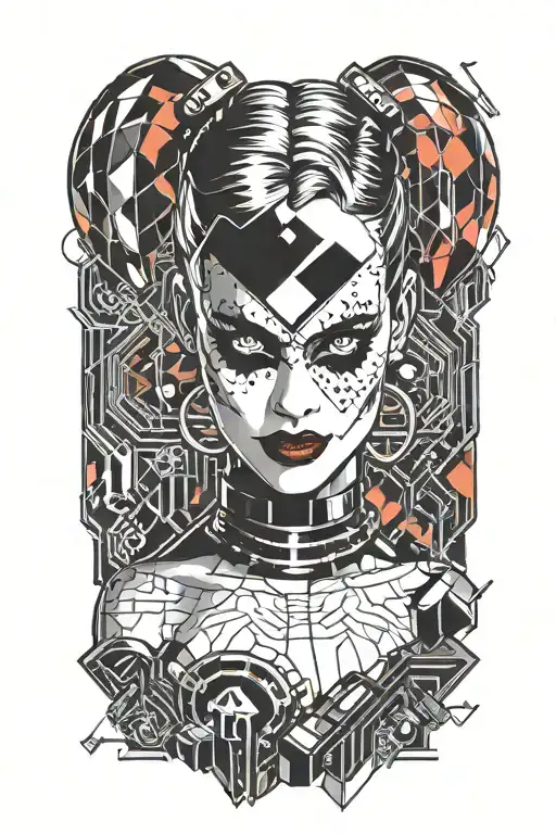 Harley Quinn Sexy Woman Body