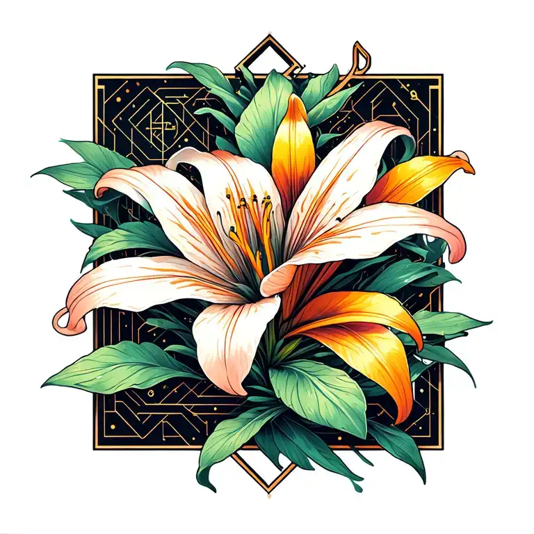 Tiger Lily Intertwined