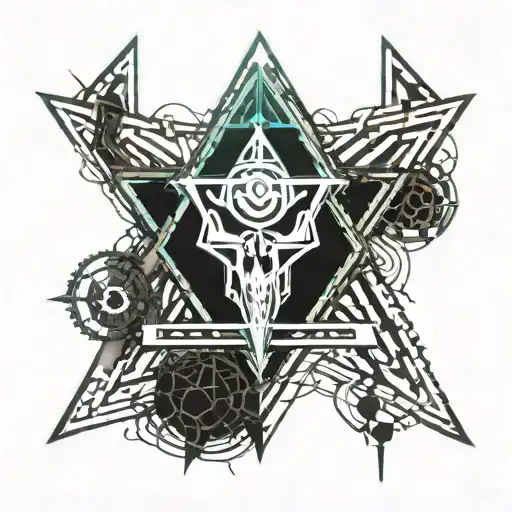 The Word Stigmata With Gothic Accents