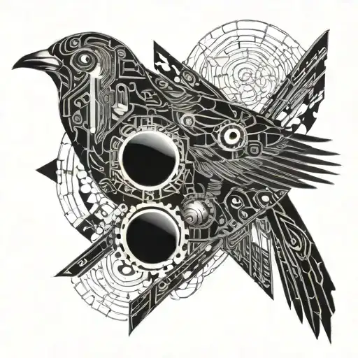 Bird With No Eyes Holding Eye