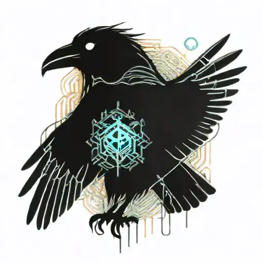 Crow Thats Flying Away