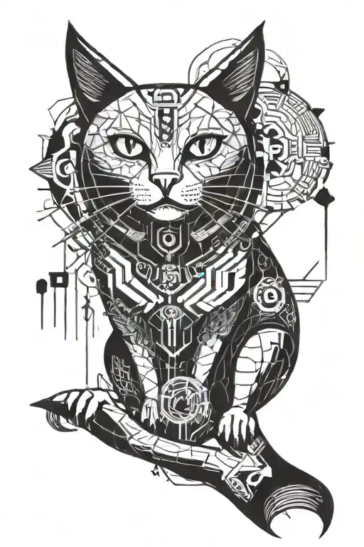 Cat With The Body Of A Fish