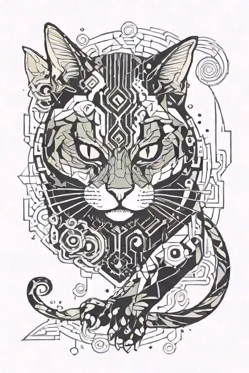 Cat With The Body Of A Fish