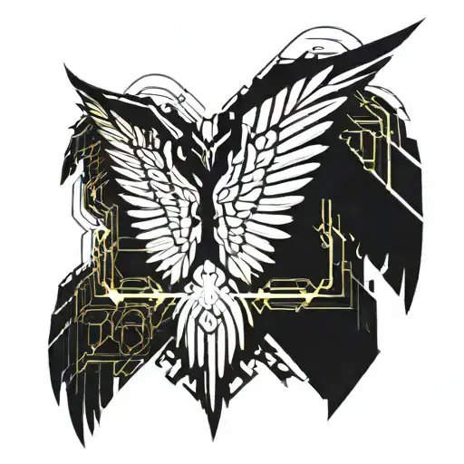 Wing Pattern Covering Full Back