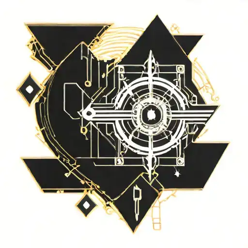 Jupiter Glyphs Symbol And Stars