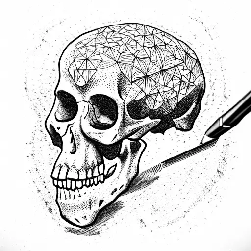 A Pickaxe Stuck In The Skull