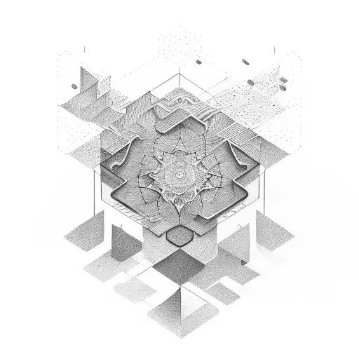 A Minimalist Tattoo Representing The Harmony Between Your Software Development Skills And Nature