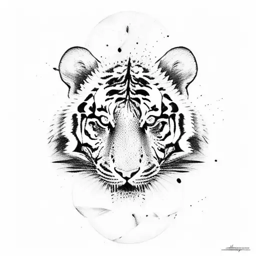 A Tiger Mixed With Martial Arts And Science