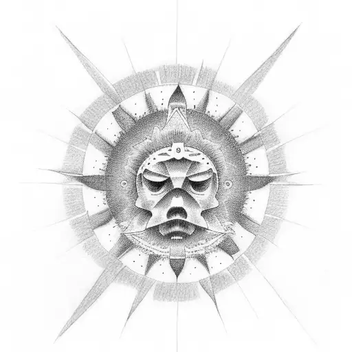 Angel Agarrando Un Sol En Una Nube