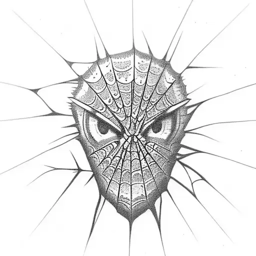 Spiked Spider Web Facial