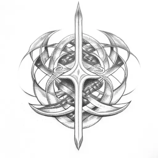 Infinity Symbol Trident