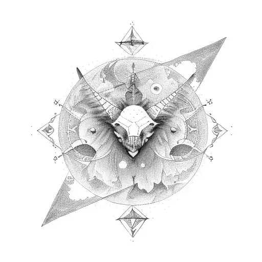 Media Luna Con Las Constelaciones De Libra Y Virgo