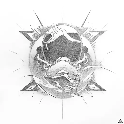 Rising Sun With Combinatipn Of The Nissan Z Logo Which Is A Z