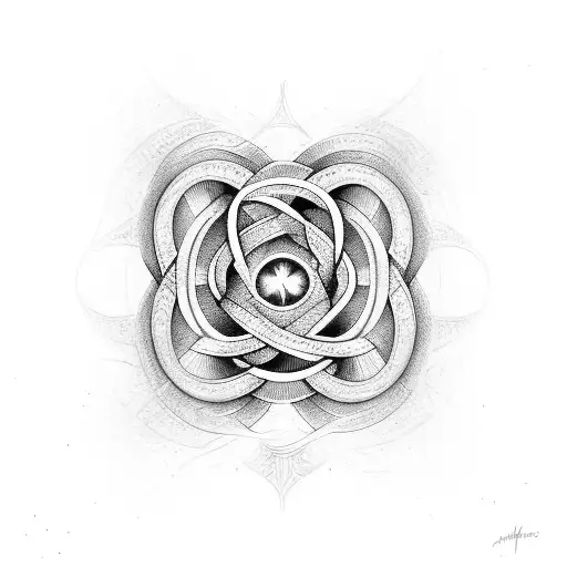 Infinity Symbol With Trishiol