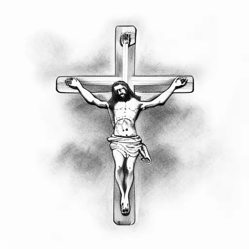 Jesus On Cross For Chest
