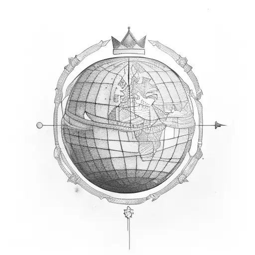 Globe With Crown