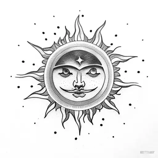 Calendar With Sun And Moon